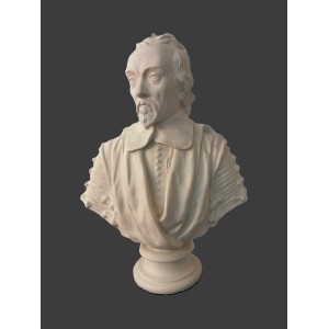  William Shakespeare Bust - Hand -Crafted Plaster Sculpture