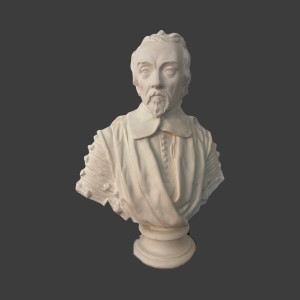  William Shakespeare Bust - Hand -Crafted Plaster Sculpture