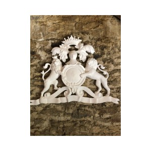 Heraldic Lion Crest 