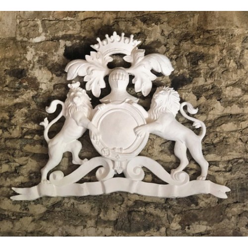 Heraldic Lion Crest 